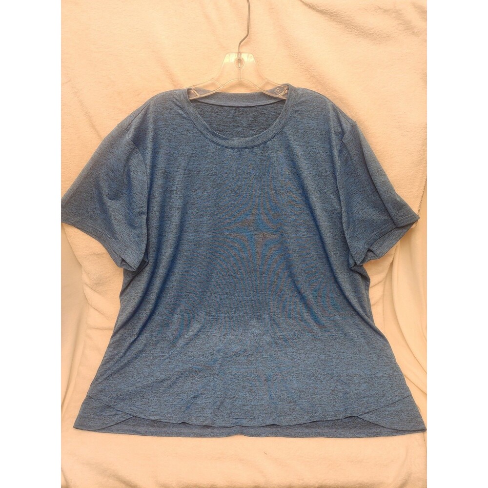 Blue Heather Short Sleeve T-Shirt Size 4X Mens